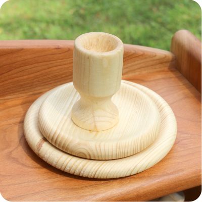 Wooden Play Plates & Cup Set