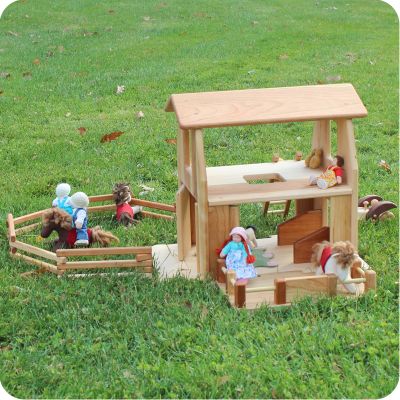 Wooden Farmhouse Play Barn