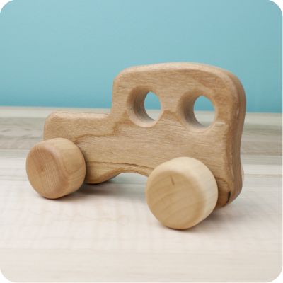 Toddler Classic Wood Push Car | By Camden Rose for Palumba, offering natural toys and games