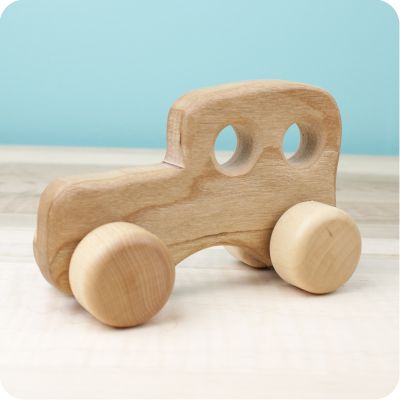 Toddler Classic Wood Push Car | By Camden Rose for Palumba, offering natural toys and games