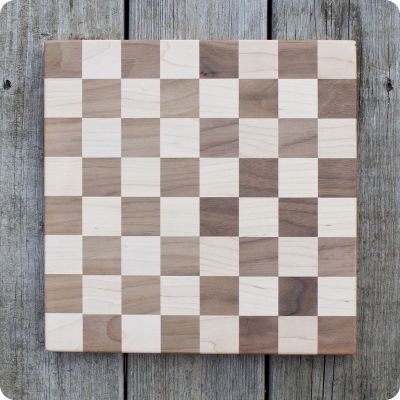 Walnut & Maple Checker Board