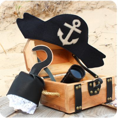 Wool Pirate Hat / Crown, by Palumba offering natural toys and waldorf toys
