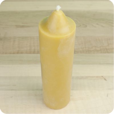 Pure Beeswax Pillar Candle 2 x 3H - by Bluecorn