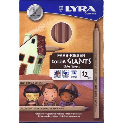 Lyra Color Giants Skin Tones, Set of 12 at Palumba.com