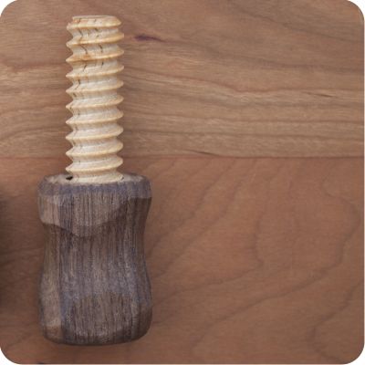Wooden Bolt for Play Stand, Walnut 